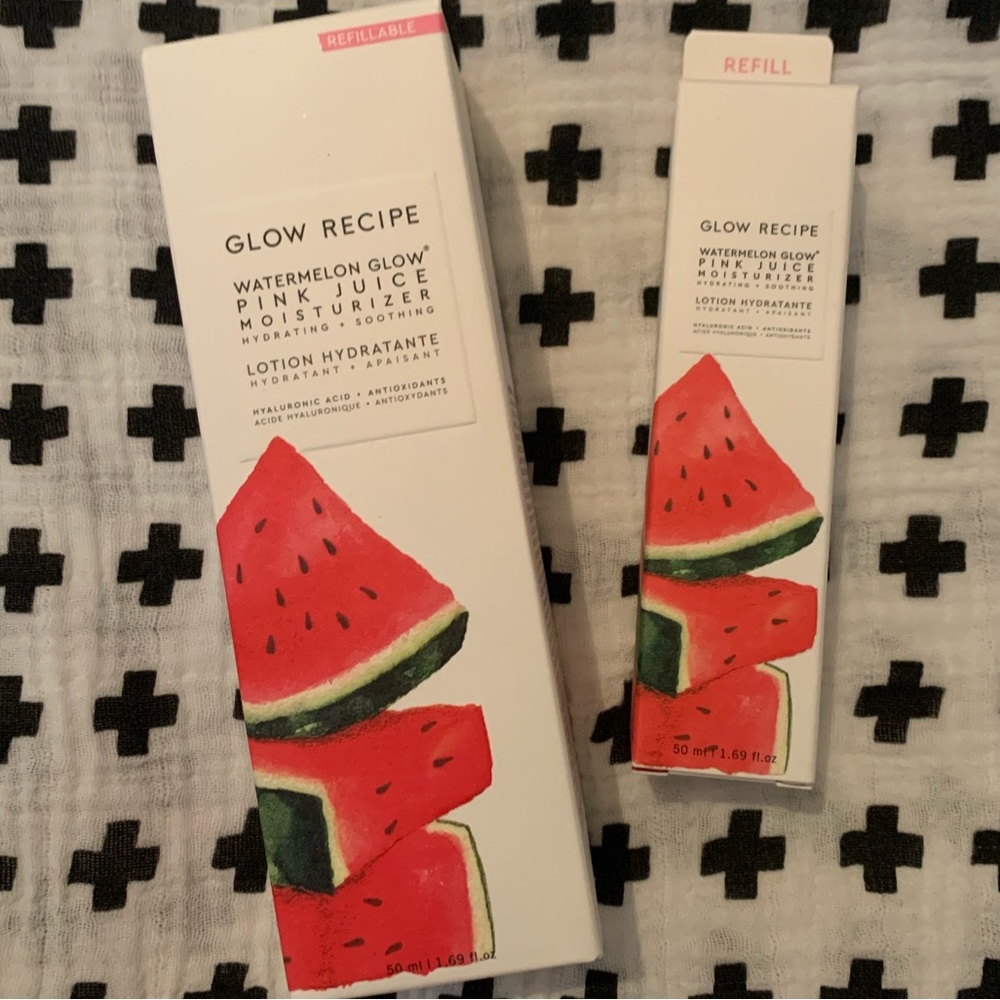 Glow Recipe Pink Juice Moisturizer + Refill — New + Unopened